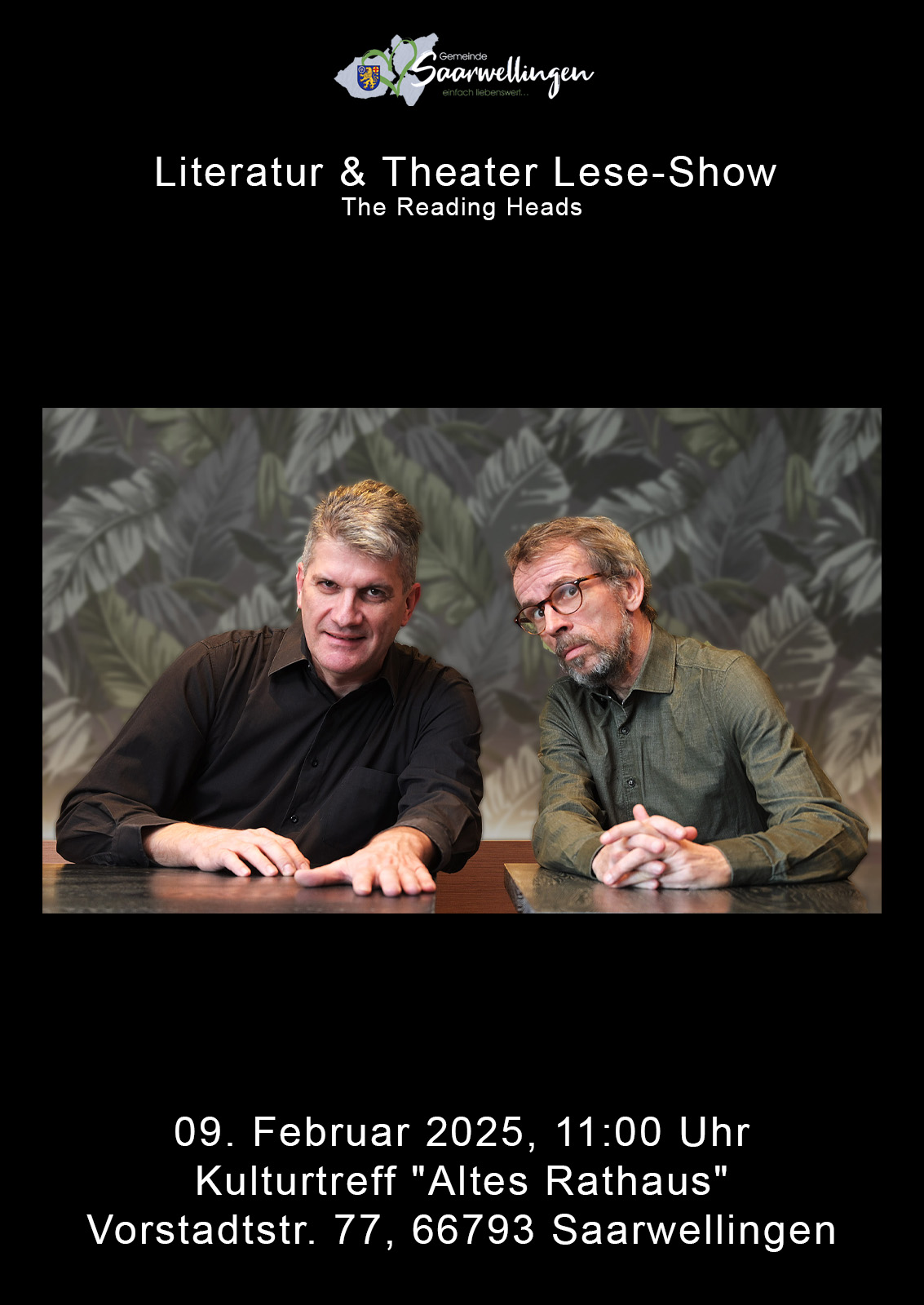 Literatur & Theater Lese-Show: The Reading Heads