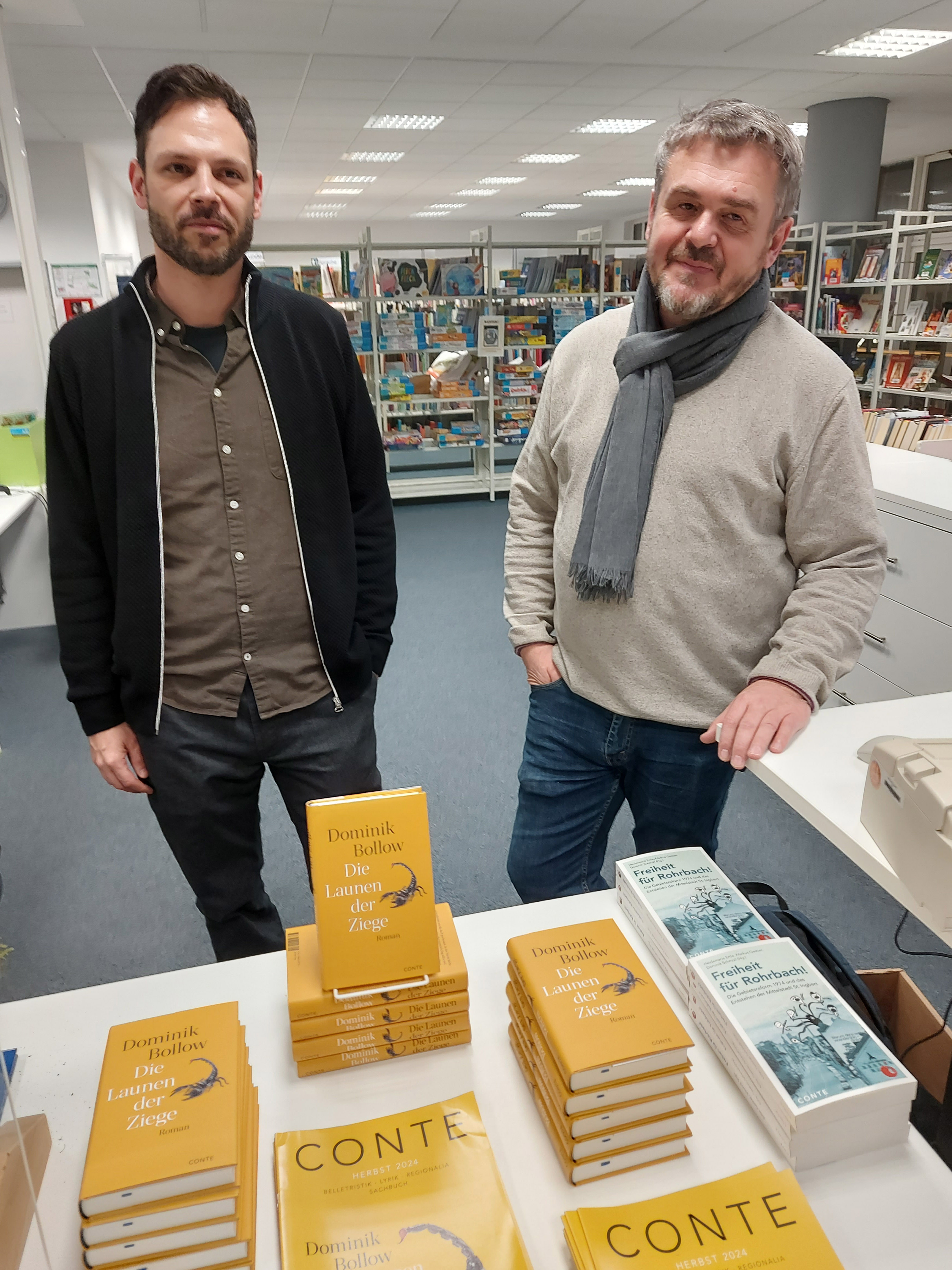 Lesung mit Dominik Bollow in der Stadtbücherei