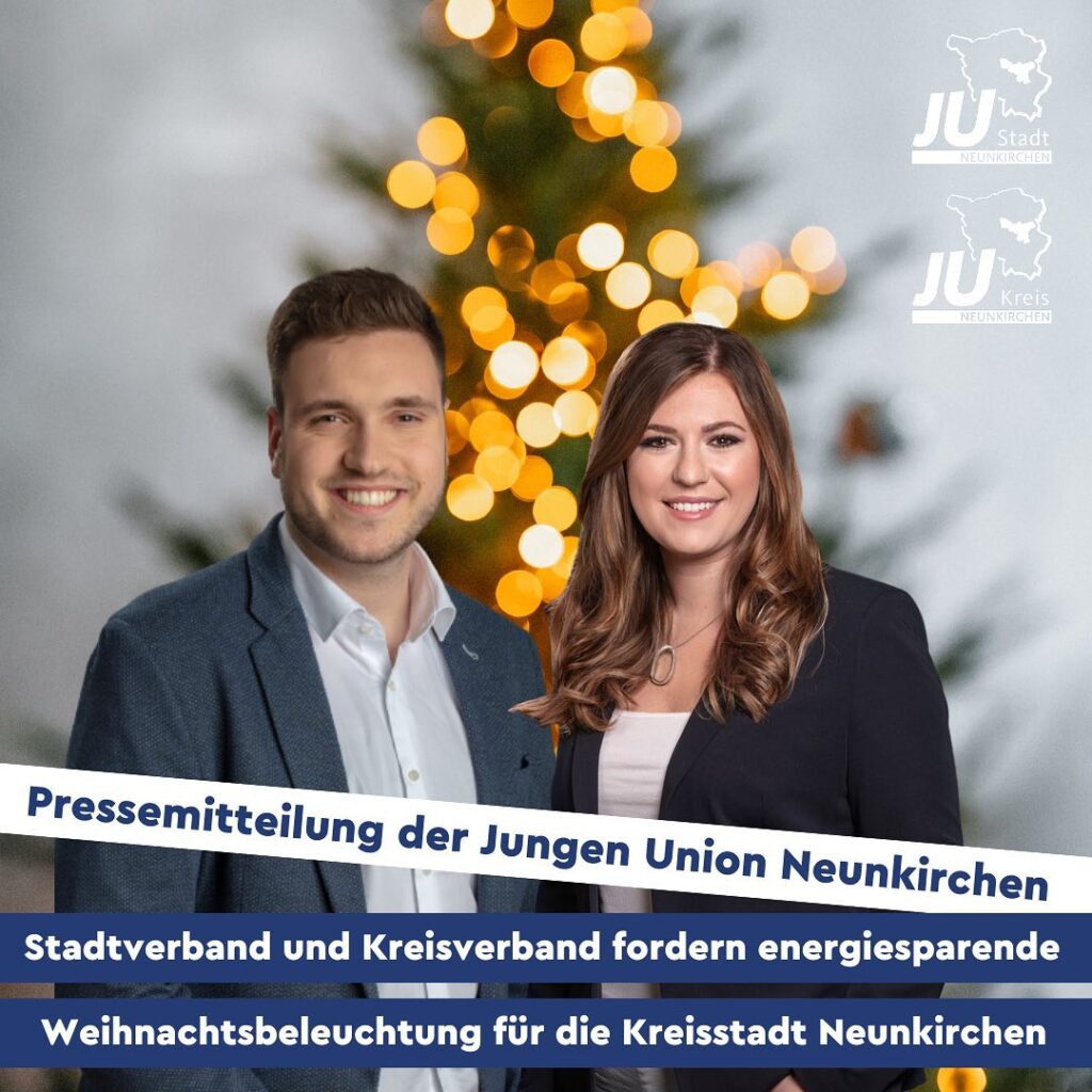 Die beiden Vorsitzenden Alice Avieny und Nils Meisberger - © JU Stadtverband Neunkirchen