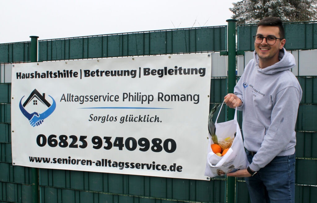 - Junger Geschäftsmann aus Göttelborn bietet Alltagsservice für Senioren an - © Gemeinde Quierschied